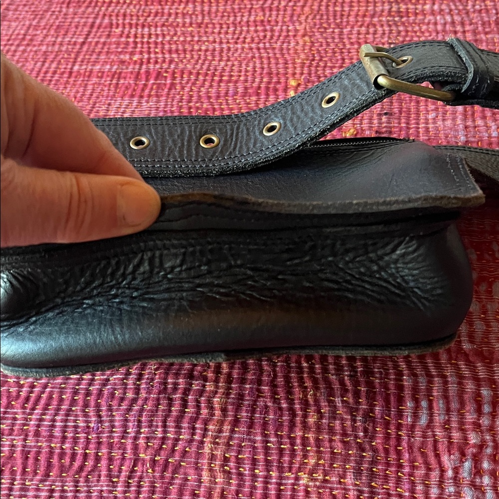 Handmade Black Leather Travel Bag + Belt 🔥 - Picture 11 of 13